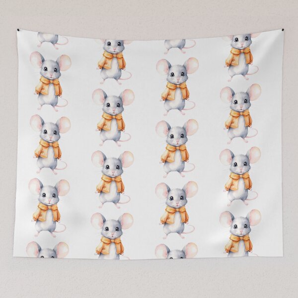 Item preview, Gentle Watercolor Mouse designed and sold by Victoria Riabov.