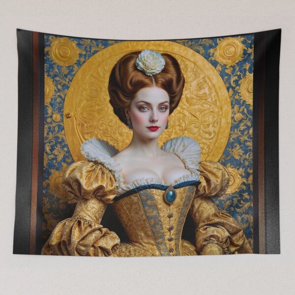 Item preview, An Elegant Portrait Of The Grand Duchess Anastasia Alexanovina Gorgeous AI Concept Art by Xzendor7 designed and sold by Xzendor7 Digital Art Creations.