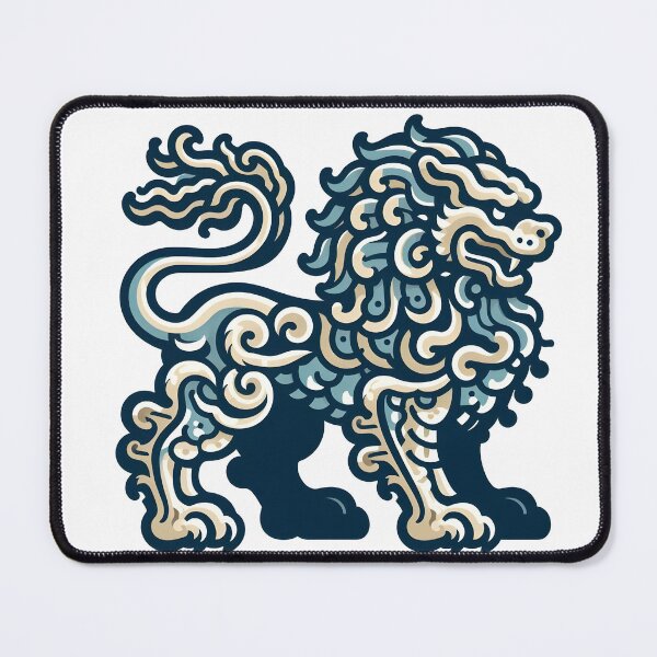 Item preview, stone guardian lion designed and sold by aliraweb.