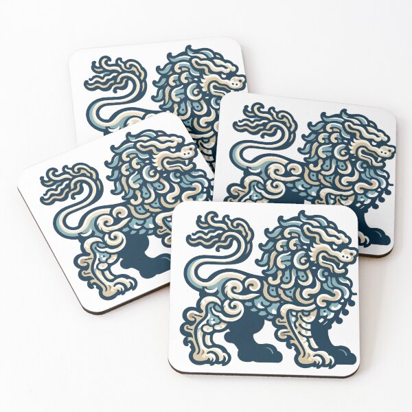 Item preview, stone guardian lion designed and sold by aliraweb.