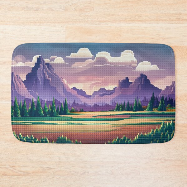 Item preview, Pixelated Landscapes - Abstract Art in Digital Form designed and sold by vaggleTown.