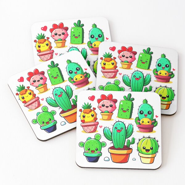 Item preview, Kawaii Cactus cute cartoon style  designed and sold by 1081900shop.