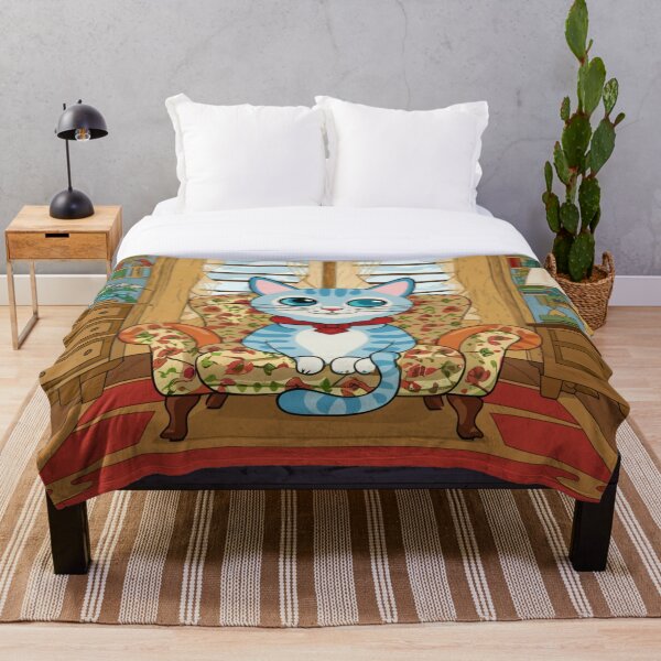 Item preview, gatito azul designed and sold by SNNDesignersLLC.