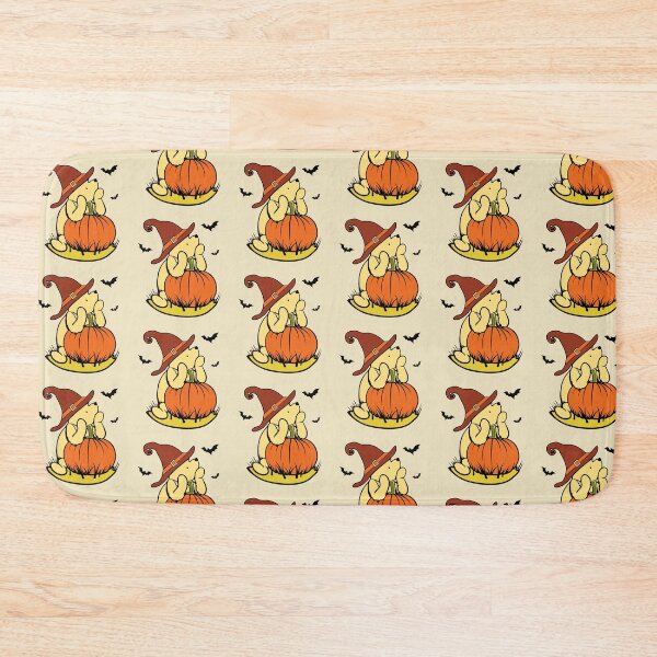 Item preview, Halloween Classic Winnie The Pooh with Pumpkin  designed and sold by Cristina Galerina.