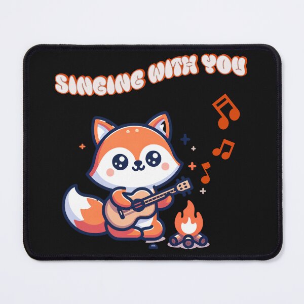 Item preview, Singing with you  | Cute Fox Guitar Campfire Men Women designed and sold by OleOleStore.