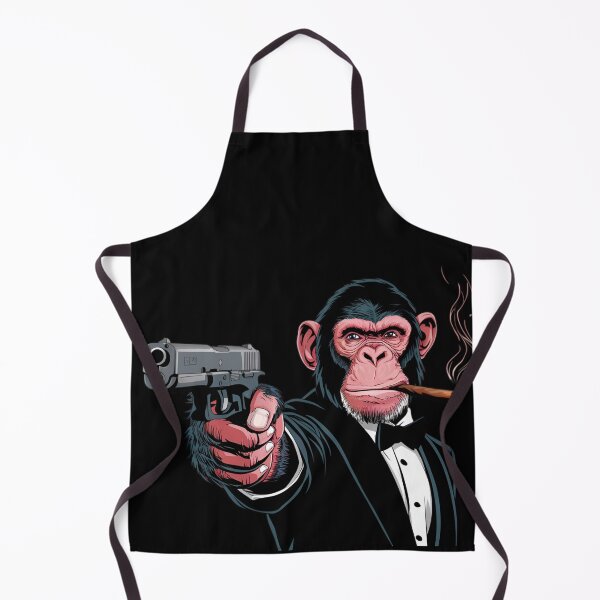 Item preview, Old-school Gangster Chimp  designed and sold by PolygonPinnacle.