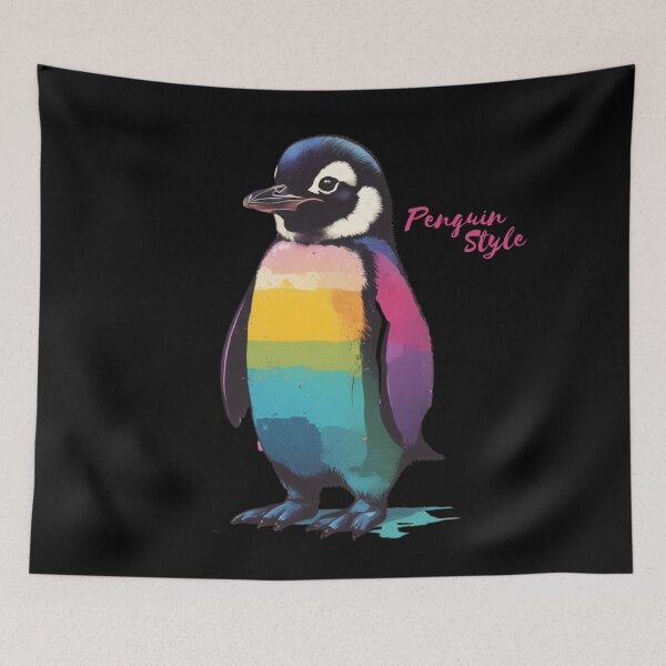 Item preview, Rainbow Penguin Style designed and sold by pUNKnown.