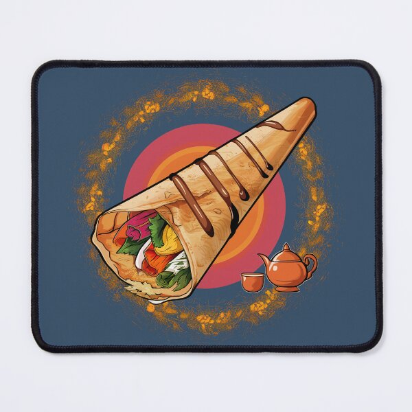 Item preview, Dosa indian food illustration  designed and sold by Shorazu.