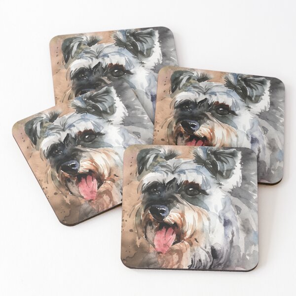 Item preview, Miniature Schnauzer designed and sold by LeonArtworks.