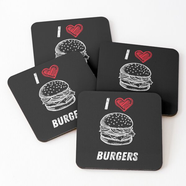 Item preview, I love burgers designed and sold by Shirt Lift.