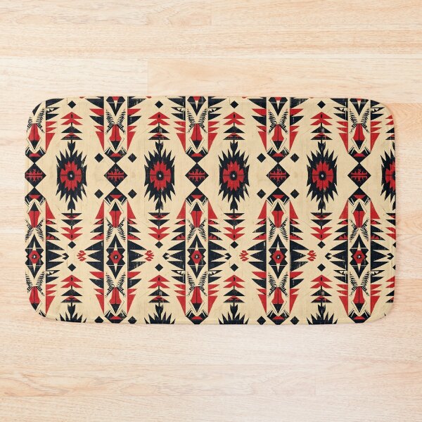 Item preview, Seamless Mexican Poncho Style Repeating Tile Wallpaper Pattern designed and sold by ZeptepiPatterns.