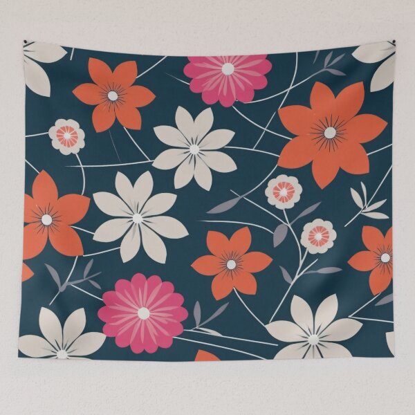 Item preview, Geometric Floral Pattern  designed and sold by SeamPix.