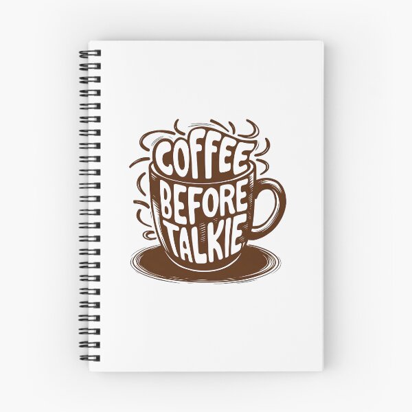 Item preview, Coffee Before Talkie designed and sold by ElegantOutlines.