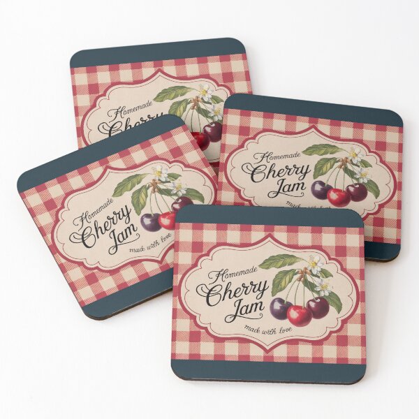 Item preview, homemade cherry jam designed and sold by MOVALENDA.