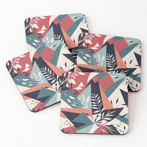 Item preview, Geometric Abstract Floral Pattern  designed and sold by SeamPix.