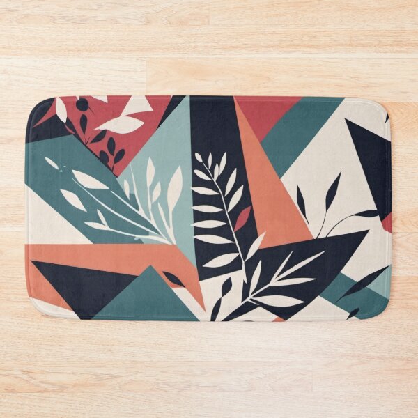Item preview, Geometric Abstract Floral Pattern  designed and sold by SeamPix.