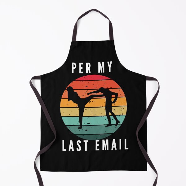 Aperçu de l'œuvre Selon mon dernier e-mail, cadeaux pour les employés de bureau créée et vendue par Flying Alligator.