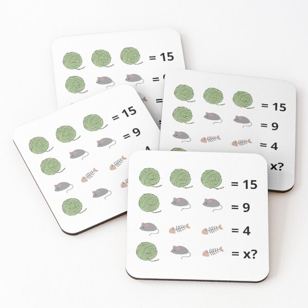 Item preview, Math joke, funny math puzzle designed and sold by Merch-Kitsune.
