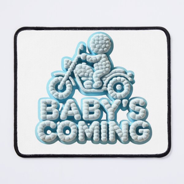 Item preview, Baby's Coming Announcement - Adorable Bike Riding Themed Baby Announcement designed and sold by StyLeHi.