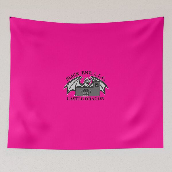 Item preview, CASTLE DRAGON ELECTRIC PINK ROSE  designed and sold by SlickBallz.
