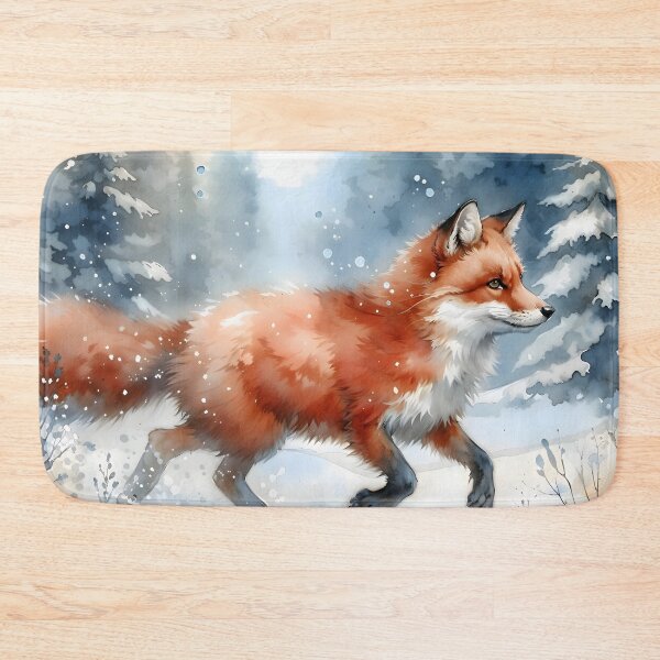 Item preview, Fox Walking In The Snow designed and sold by RubisLeaf.