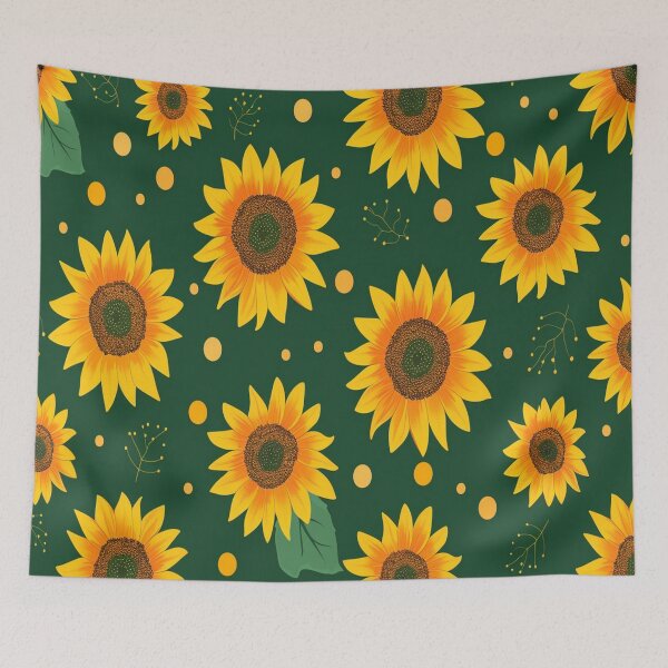 Item preview, Retro Sunflower Vibes designed and sold by mittie101.
