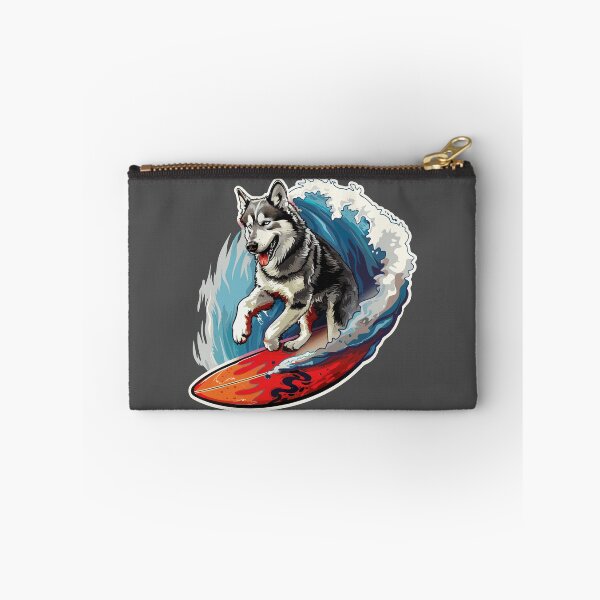 Item preview, Surfing Husky designed and sold by VelvetRoom.