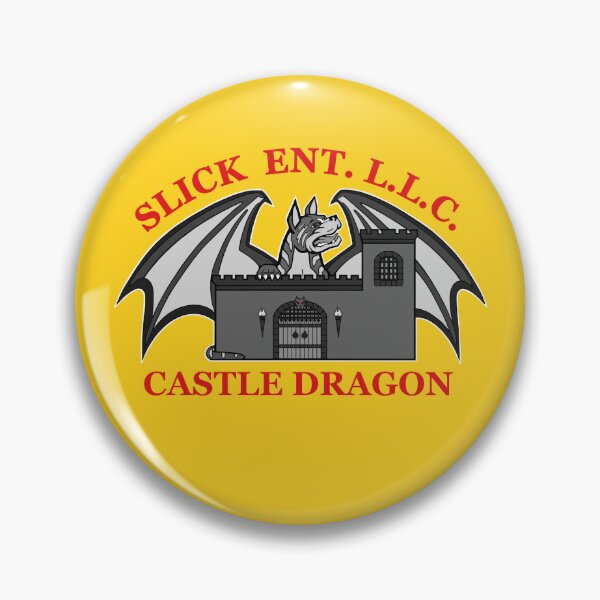 Item preview, CASTLE DRAGON YELLOW STAR designed and sold by SlickBallz.