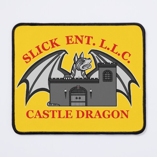 Item preview, CASTLE DRAGON YELLOW STAR designed and sold by SlickBallz.