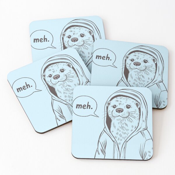 Item preview, Otter in Hoodie, Funny Otter, Cool Otter designed and sold by xiao xuans.
