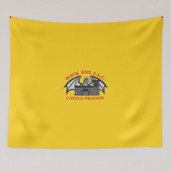 Item preview, CASTLE DRAGON YELLOW STAR designed and sold by SlickBallz.