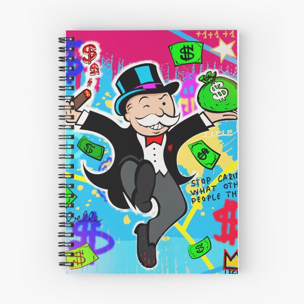 Item preview, Wealthy Bliss: Monopoly Man with Money Bag and Cigar designed and sold by DonVivaldo.