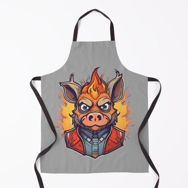 Item preview, Cartoon Fire Pig designed and sold by pUNKnown.