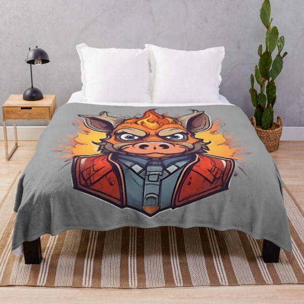 Item preview, Cartoon Fire Pig designed and sold by pUNKnown.