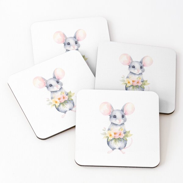 Item preview, Dreamy Watercolor Mouse designed and sold by Victoria Riabov.