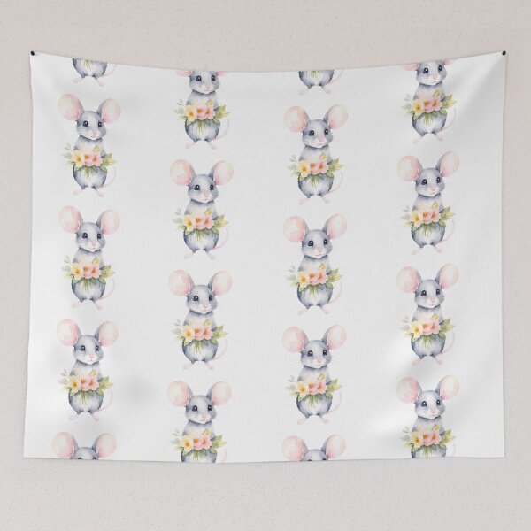 Item preview, Dreamy Watercolor Mouse designed and sold by Victoria Riabov.