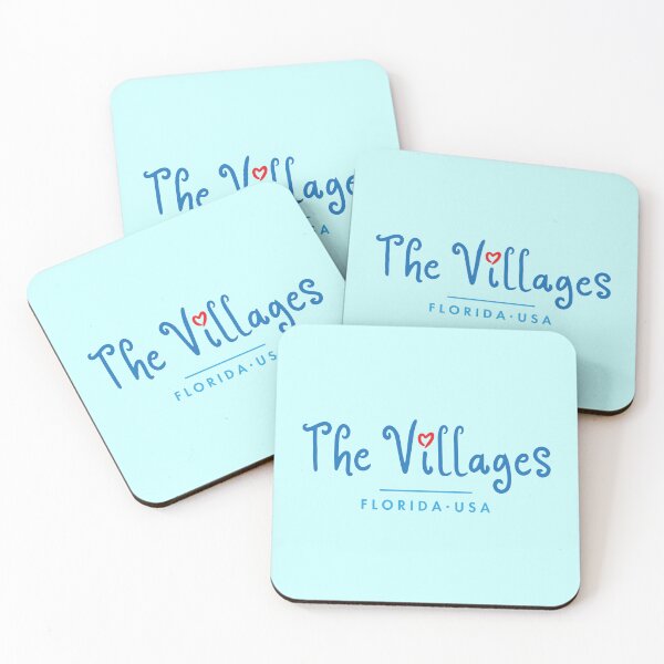 Item preview, The Villages Florida Typographic design designed and sold by Futurebeachbum.