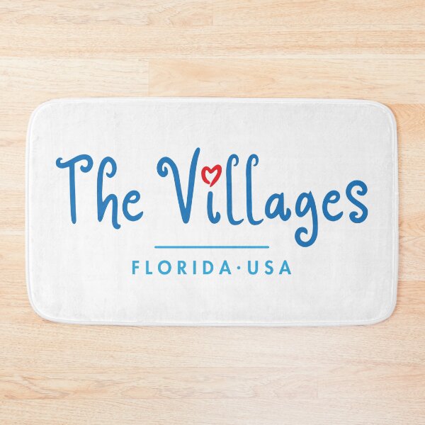 Item preview, The Villages Florida Typographic design designed and sold by Futurebeachbum.