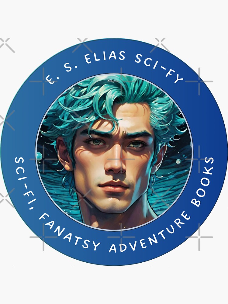 Thumbnail 3 of 3, Sticker, E. S. Elias Sci-Fy designed and sold by RockWinterRec.