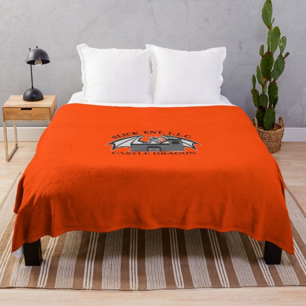 Item preview, CASTLE DRAGON ORANGE FLAME designed and sold by SlickBallz.