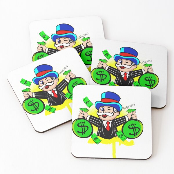 Item preview, Monopoly Man Grasping Wealth: Holding Money designed and sold by DonVivaldo.