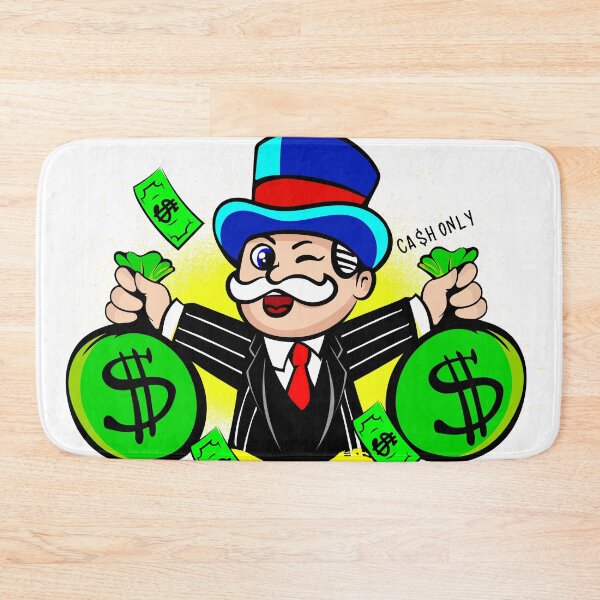 Item preview, Monopoly Man Grasping Wealth: Holding Money designed and sold by DonVivaldo.