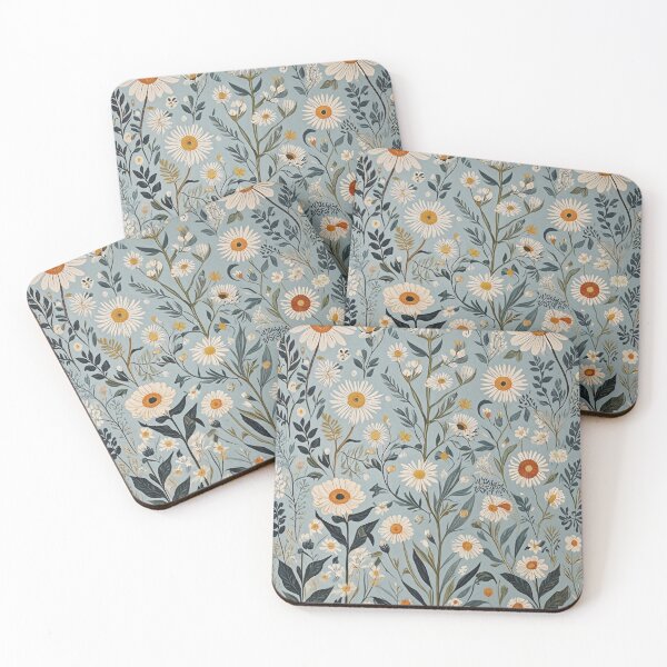 Item preview, Celestial Blooms in Blue designed and sold by Lizetteh.