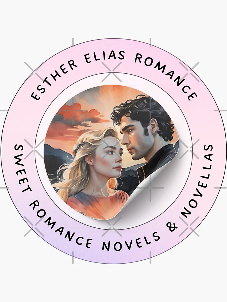 Thumbnail 3 of 3, Sticker, Esther Elias Romance Books designed and sold by RockWinterRec.