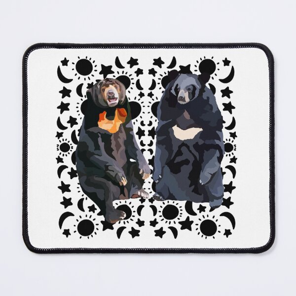 Item preview, Be The Sunbear Be The Moon Bear,Sun Bear and Moon Bear Artwork – Unique Bear Illustration and Wildlife Design designed and sold by PrettylittlepastelUk.