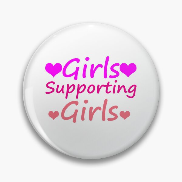 Item preview, Empowering "Girls Supporting Girls" Text - Celebrate Sisterhood and Solidarity designed and sold by InwzaDesign.