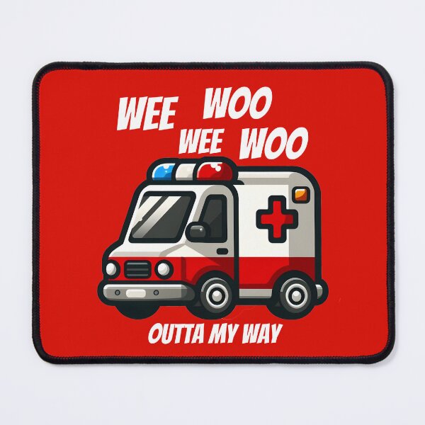 Item preview, Outta My Way Children Ambulance designed and sold by The magic  Yellow bus.