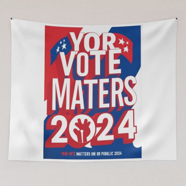 Item preview,  “Elevate Your Voice: Vote 2024 Campaign Poster” designed and sold by merve02shop.
