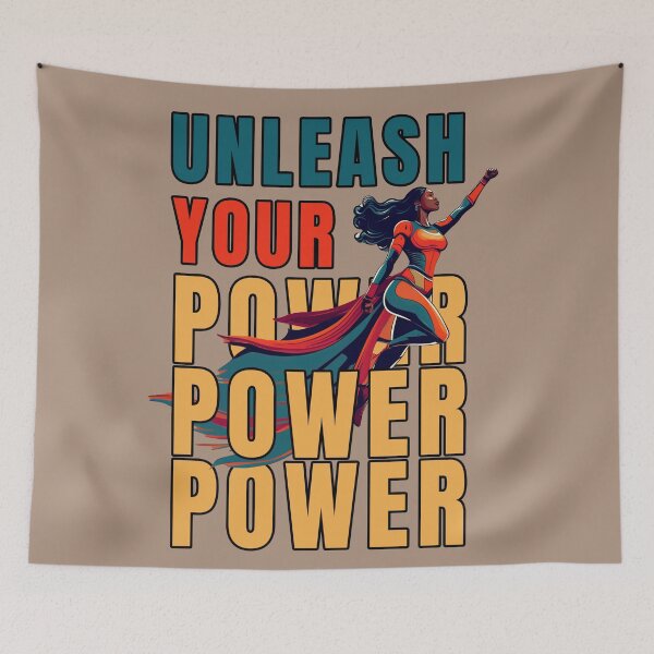 Item preview, UNLEASH YOUR POWER, WOMAN SELF LOVE QUOTES designed and sold by La Loca.