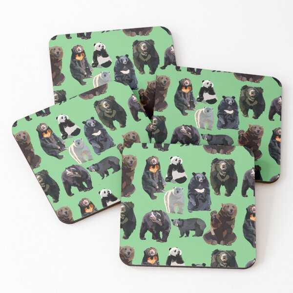 Item preview, B is for Bear,Bear Species Artwork – Diverse Bear Illustrations and Wildlife Designs designed and sold by PrettylittlepastelUk.